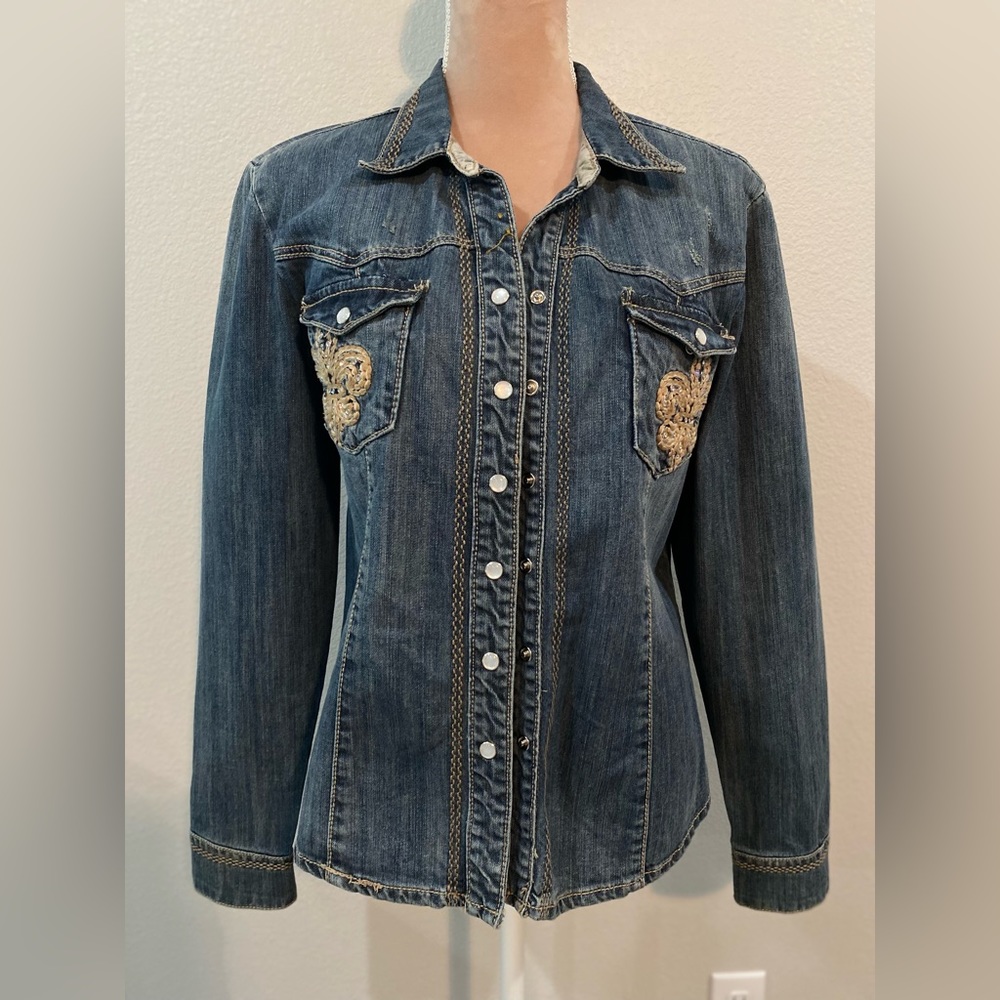 Zenim snap front shirt